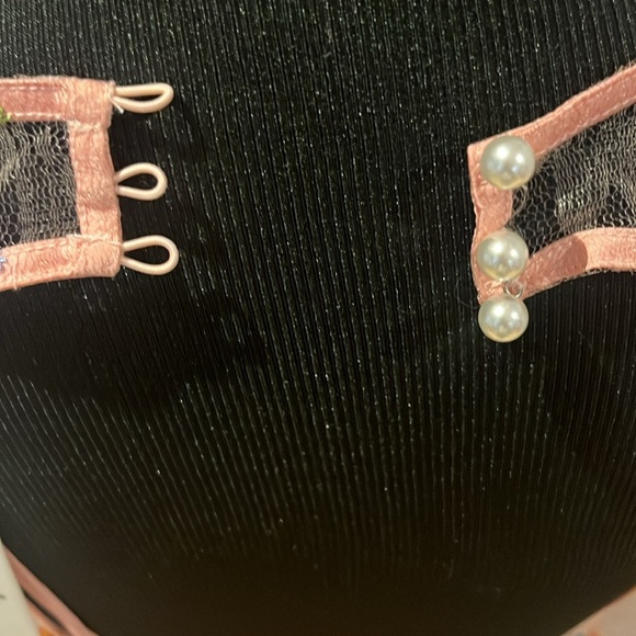 For Love & Lemons Percy Mini Dress in Multicolor  
embroidered floral accents - Picture 7 of 15